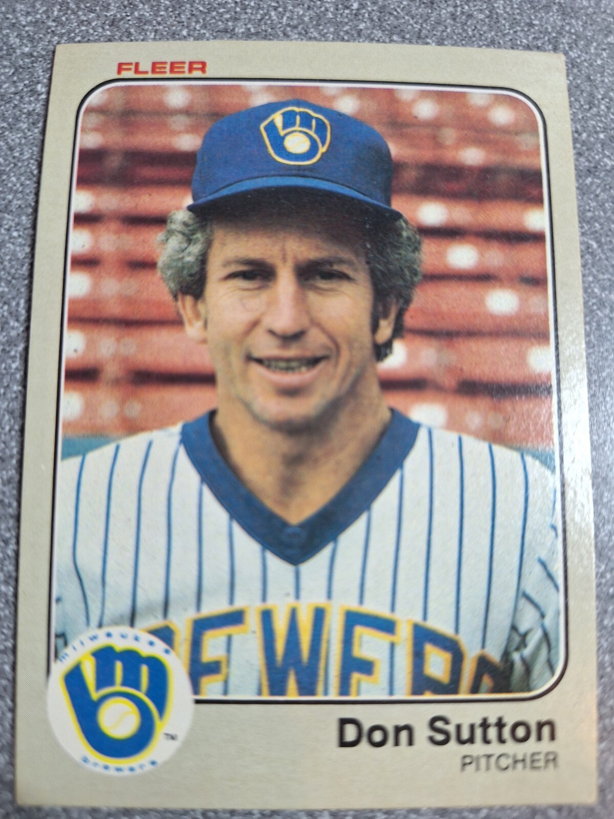 1983 Fleer - #47 Don Sutton a487