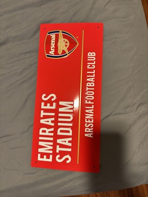 Arsenal FC Emirates Stadium Red Street Sign