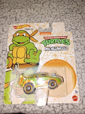 2022 Hot Wheels Character Cars ''Teenage Mutant Ninja Turtles'' MICHELANGELO 