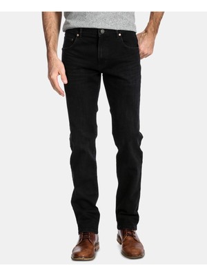 

WRANGLER Мужские черные прямые штанины, джинсы 40 Талия, Черный, 25MWMBL