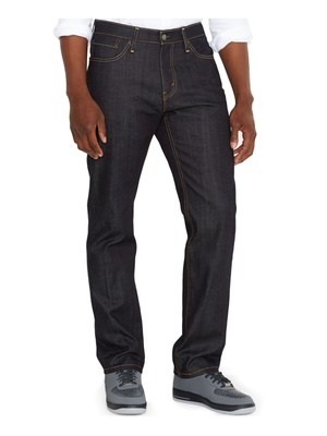

Мужские темно-синие прямые джинсы LEVIS классического кроя W52\L32, Navy, 187570000