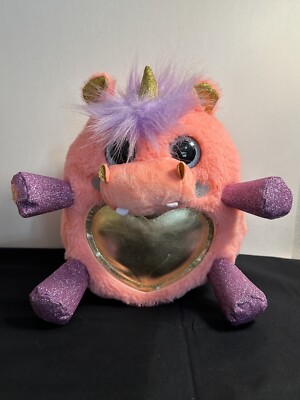 Rainbow Corn Fairy Corn Surprise 9''in Pink Hippo Unicorn Plush Talks