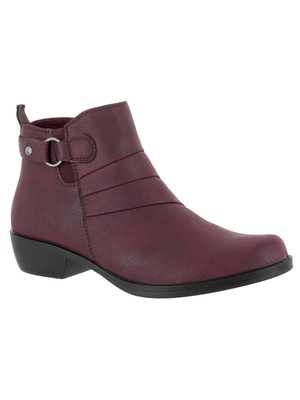 

Женские бордовые ботильоны с круглым носком EASY MOTION Shanna, Burgundy, SHANA