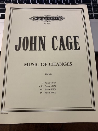 John Cage MUSIC OF CHANGES Book 2 EDITION PETERS