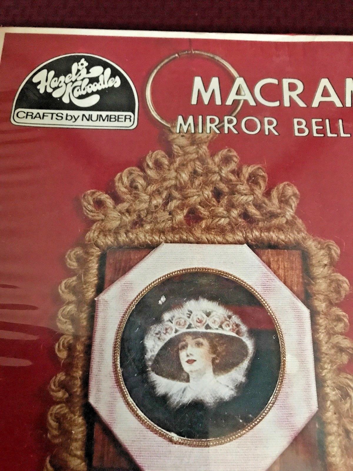 OWL MACRAME & NEW ** MACRAME BELL PULL KIT HAZELS KABOODLES CRAFTS BY NUMBER