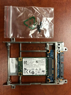DELL LITE-ON LMH-256V2M 256GB SATA 3 6.0GB/S MSATA  SSD DRIVE 35DNT cradle tray