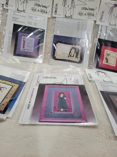 8 Lot Twisted Threads EMERSON QUILLIN DESIGNS Cross Stitch Charts Anchor Floss