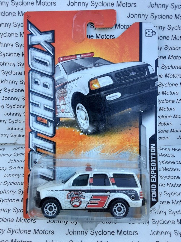 MATCHBOX FORD EXPEDITION 4X4 SUV FIRE CHIEF EMERGENCY VEHICLE