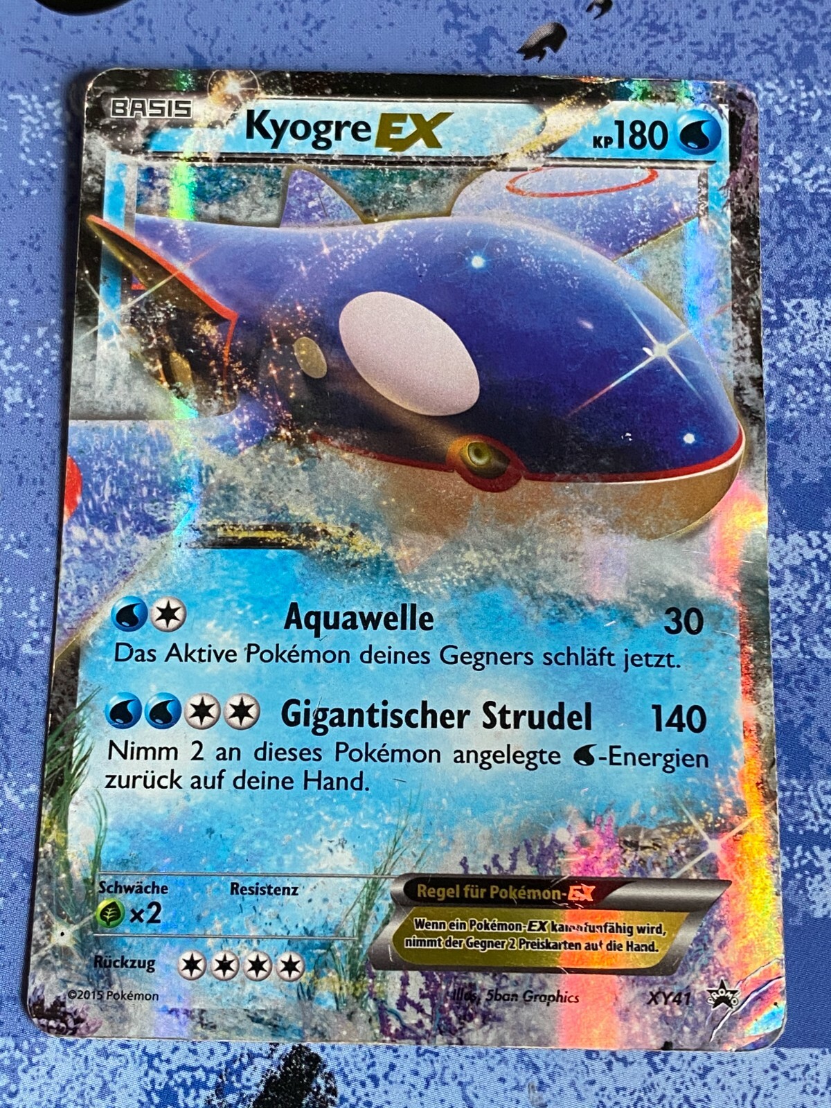 Kyogre EX XY41 Good HOLO DE Pokemon TCG 