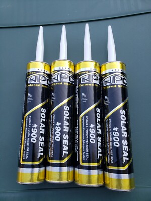 NPC Sealants Solar Seal Caulk # 900 White  (Pack of 4  tubes)