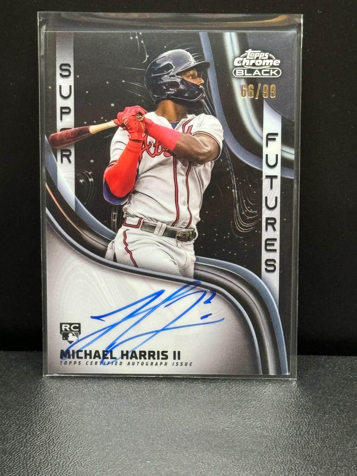 2023 Topps Chrome Black Super Futures Michael Harris II