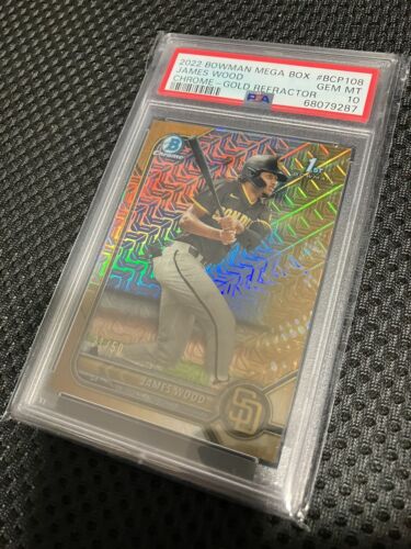 2003 Bowman Signature LeBron James Foil Rookie #56 PSA NM 7
