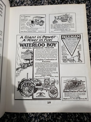 TRACTORS 1908 to 1920 Advertising from 48 Companies + Articles, Alan King