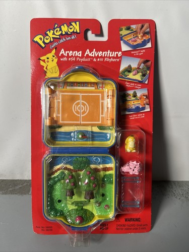 Pokemon Arena Adventure 1999 Nintendo Tomy Polly Pocket Playset Vintage
