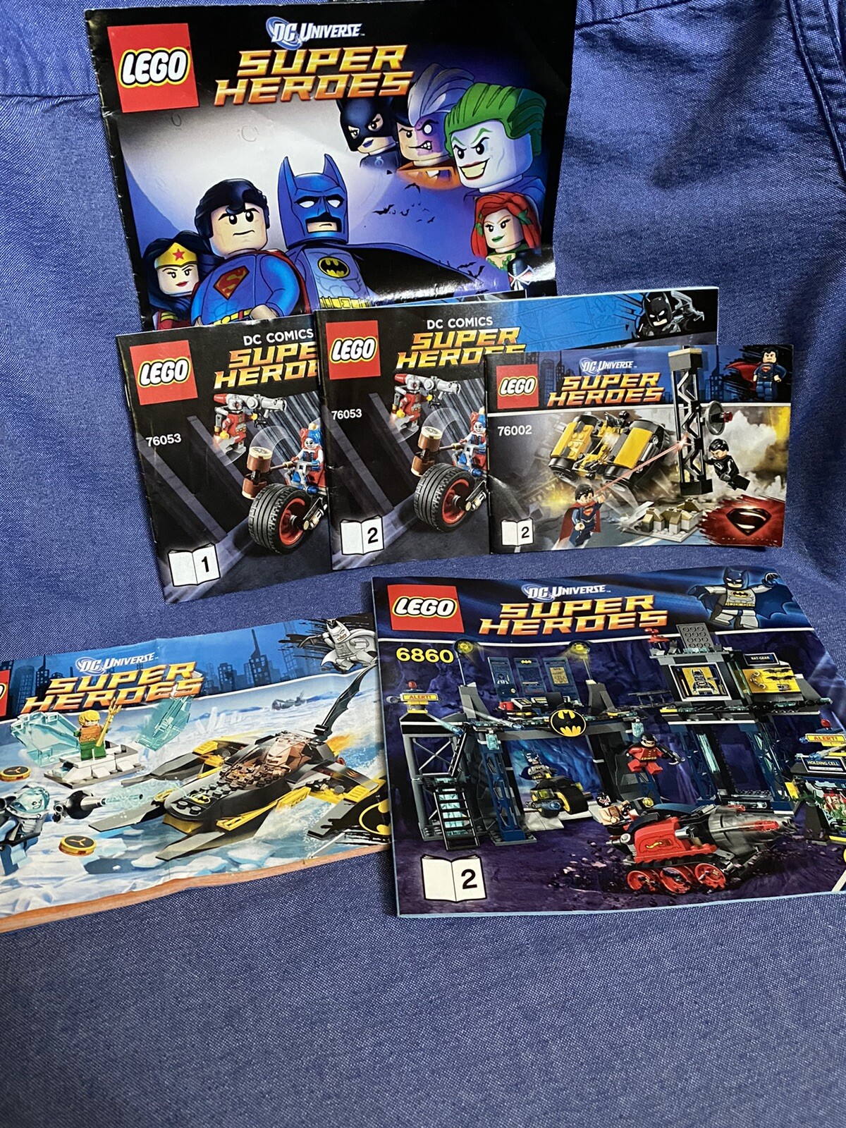 LEGO DC COMICS SUPER HEROES 76012 INSTRUCTIONS ONLY 76010 DC