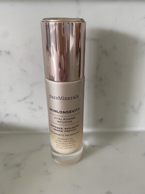 bareMinerals SkinLongevity Vital Power Infusion Serum 1.7 oz / 50 ML NWOB