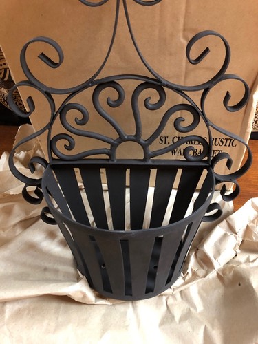 Southern Living At Home 40457 St. Charles Rustic Wall Basket New in Box