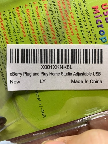 Portable USB Desktop Microphone Voice Chatting Recording Mic -SAME DAY SHIPPING-