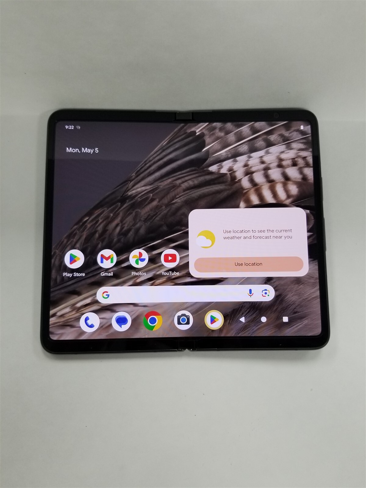 Google Pixel Fold 256GB Black G9FPL (Spectrum) Fully Functional DF4415