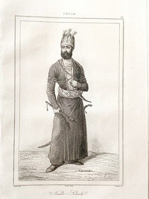 GRAVURE PERSE " NADIR SHAH    "