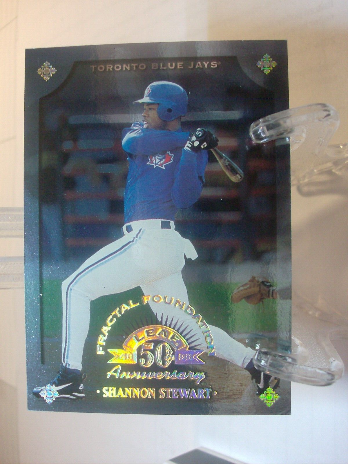 1998 Leaf Fractal Foundation #104 - Shannon Stewart 3973/3999