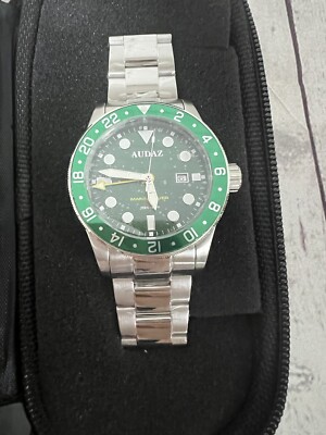 Audaz Marine Diver Green - New - Stainless Steel