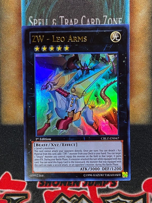 Yugioh ZW - Leo Arms CBLZ-EN047 Ultra Rare 1st Ed NM | eBay