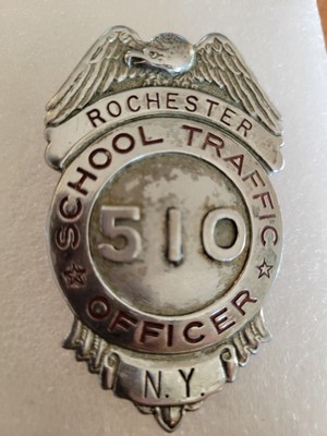 Circa 1950 School Traffic Officer Rochester NY (510)