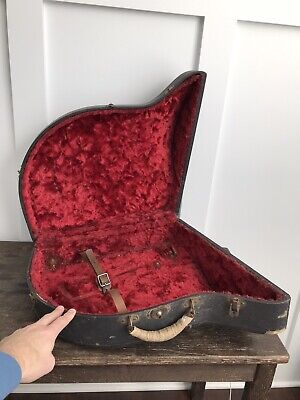 Vintage Red Lined Conn Mellophone Hardshell Case