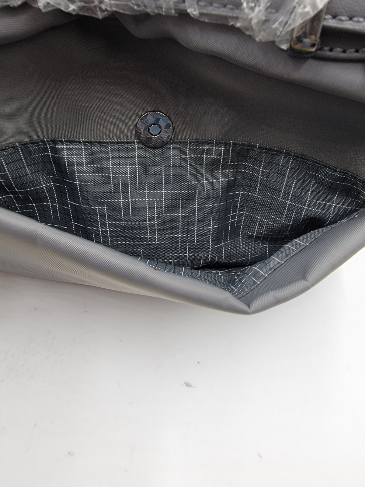 SOL AND SELENE Pristine Crossbody Bag Women's Slate Gray Adjustable Strap - Picture 8 of 15