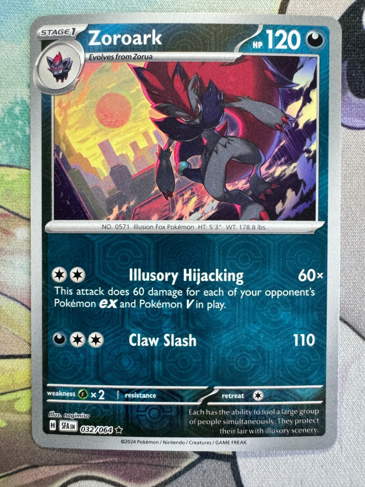 Zoroark Reverse Holo English Pokemon TCG BKBK838 | eBay