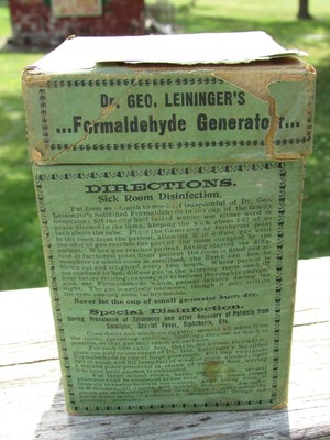 DR Leininger FORMALDEHYDE Generator BOXED Set COMPLETE - Nice Quack COLLECTIBLE
