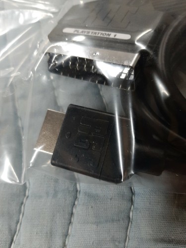 PS1 SCART/RGB Cable, Packapunch, LUMA SYNC, RetroGamingCables, New, USA Seller