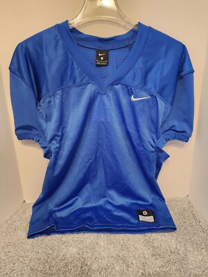 Nike Vapor Varsity Football Practice Mesh Jersey 908729-493 Blue Size S - NEW