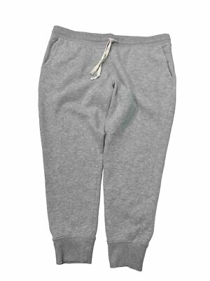 Amazon Essential Womens French Terry Fleece Jogger Sweatpant XL Grey Heather