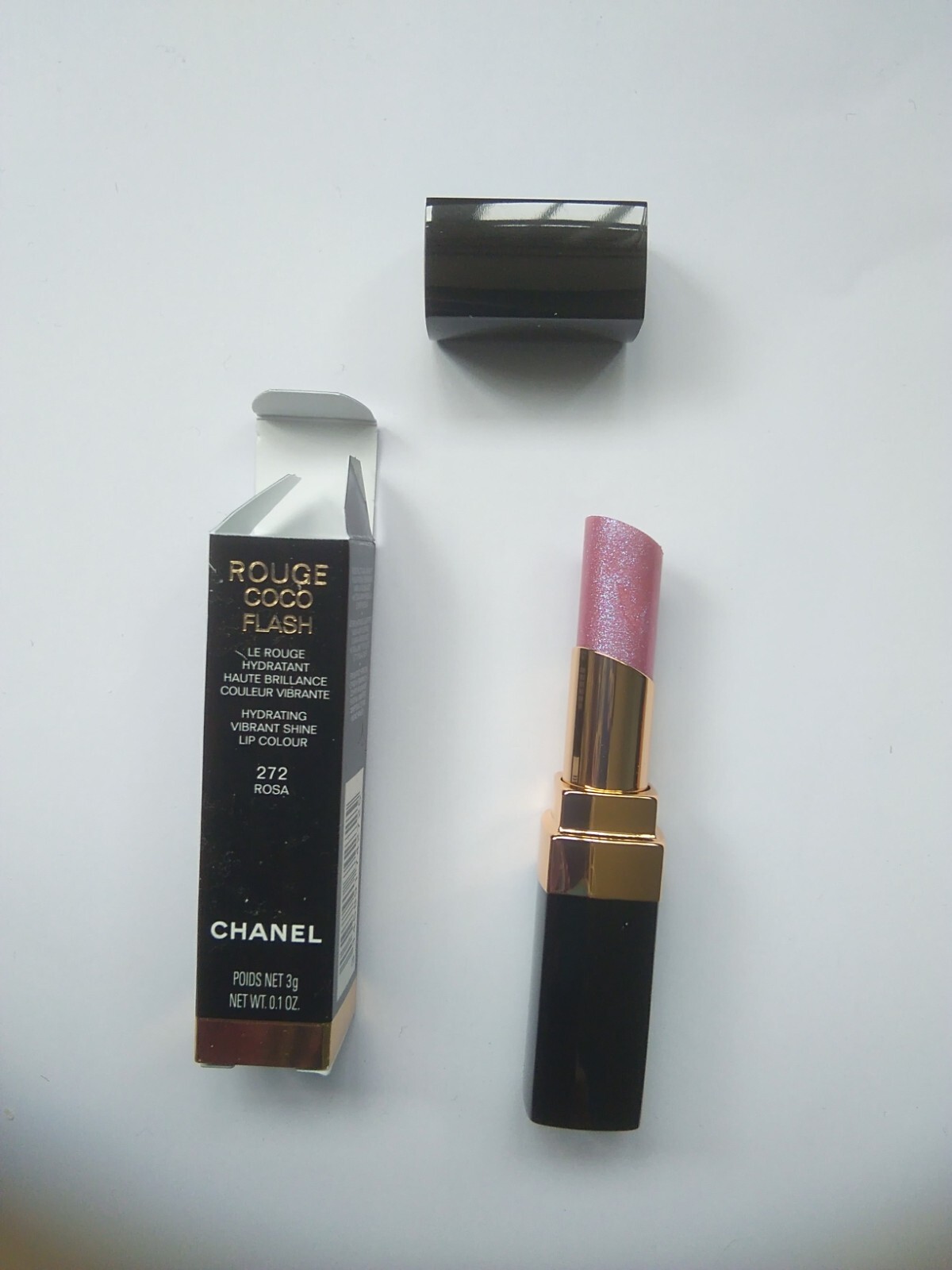 【新品未使用】CHANEL ROUGE COCO FLASH 272 ROSA CHANEL ROUGE COCO FLASH 272 Rosa Pink Blue Iridescence