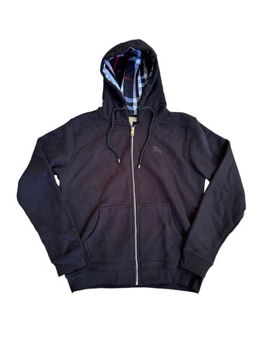 Burberry Clarendon Zip Up Hoodie Size Small | eBay