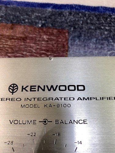 Kenwood Ka-9100 Front Panel