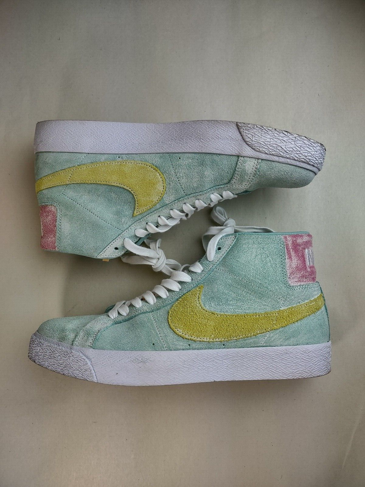 

Nike SB Zoom Blazer Mid PRM Faded Pack Зеленый Желтый Белый DA1839-300 Мужские 10, Nike Blazer