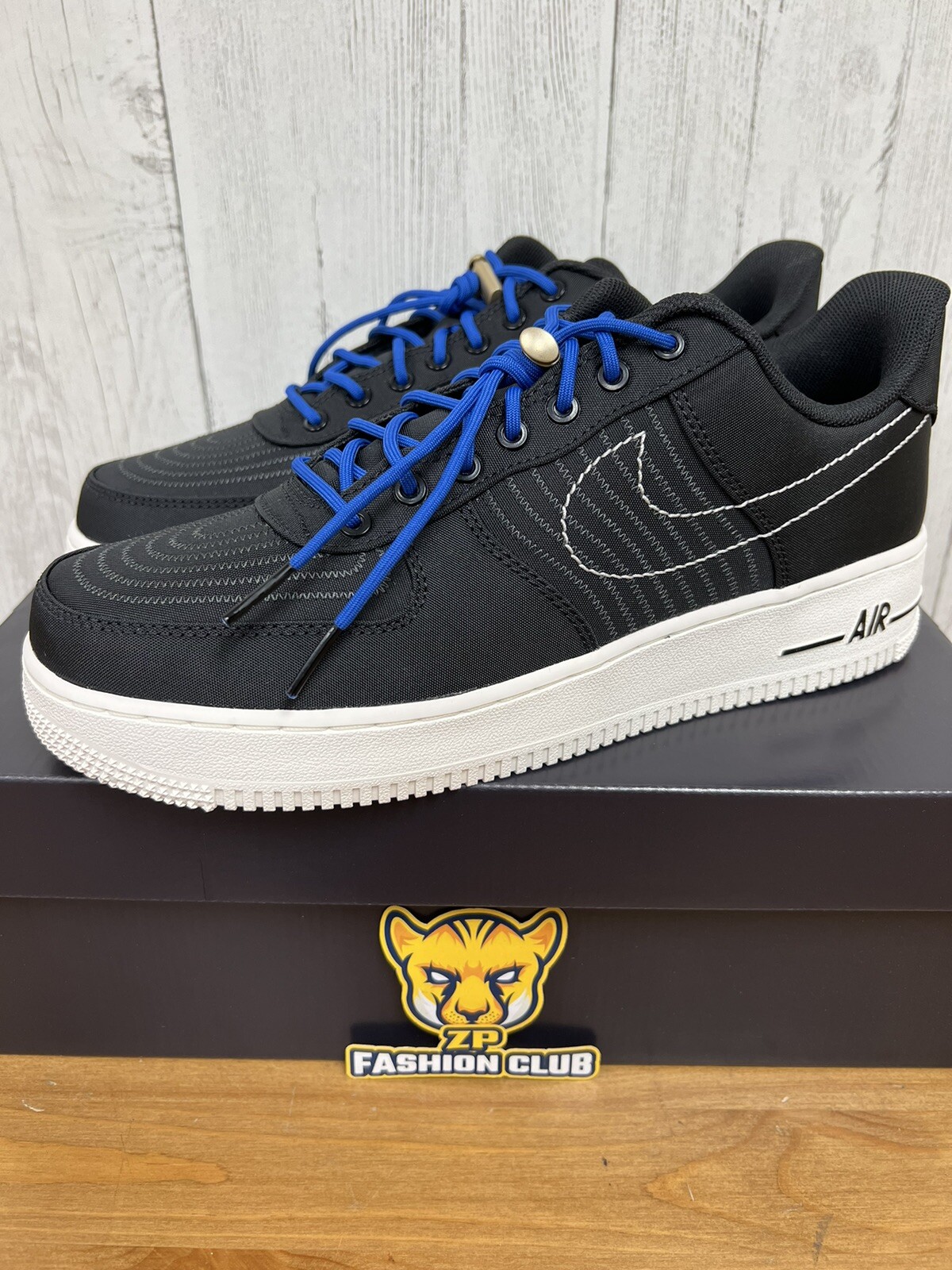 Nike Air Force 1 Low Moving Company Black Blue White DV0794-001 ...