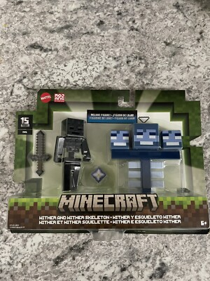 Minecraft Wither & Wither Skeleton Action Figure 2-Pack