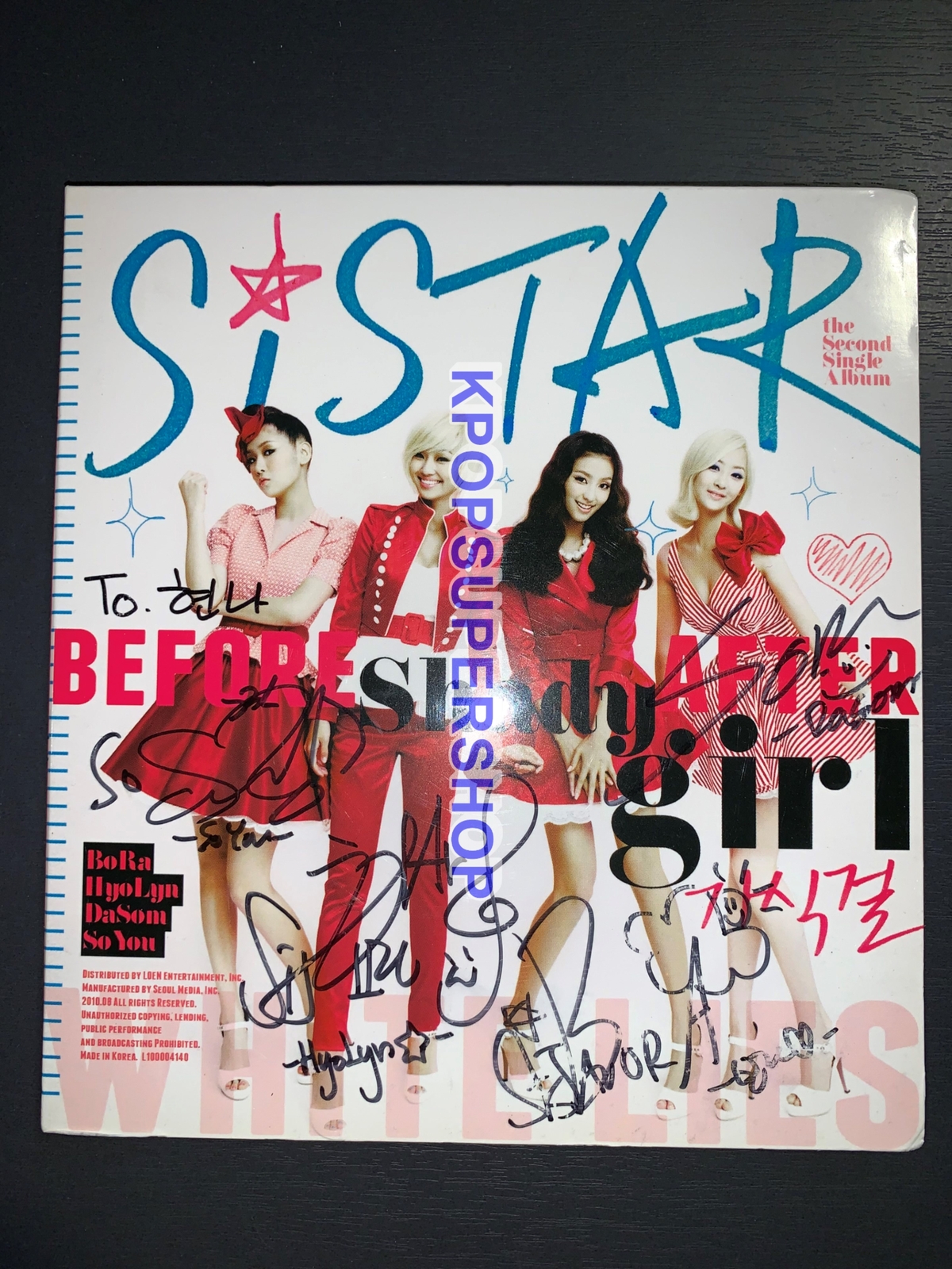 SISTAR ソユ 直筆サイン入り ブロマイド CD LOVING YOU レア SISTAR ソユ 直筆サイン入り ブロマイド CD LOVING YOU レア 【公式通販】