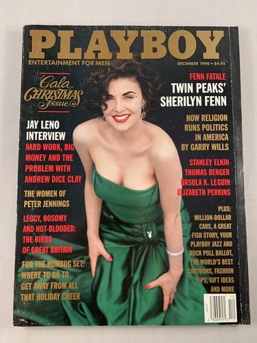 Playboy December 1990 Sherilyn Fenn Jay Leno Morgan Fox
