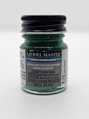DISCONTINUED Testors Model Master Acrylic Paint: Green Gloss TES4669