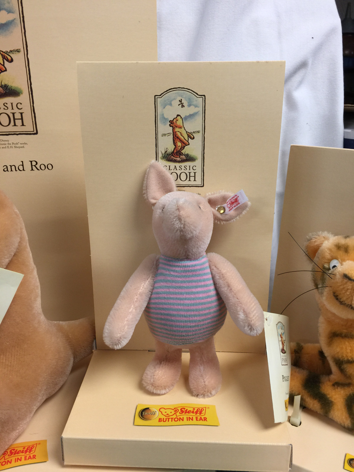 CLASSIC POOH- LTD ED STEIFF SET WINNIE TIGGER EEYORE PIGLET RABBIT OWL KANGA ROO