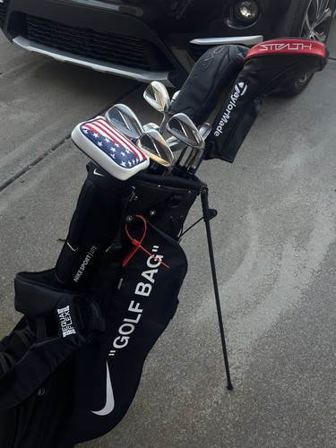 nike x off white golf bag
