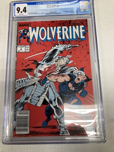 Marvel Comics Wolverine 2 CGC Graded 9.4 | eBay