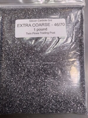 Rock Tumbler 46/70 Extra Coarse Silicon Carbide Grit 1 Pound
