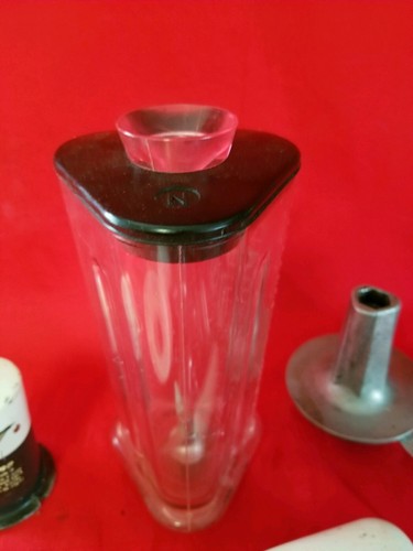 Vintage Nutone Food Center Accessories Parts Pink Blender Beater Grinder