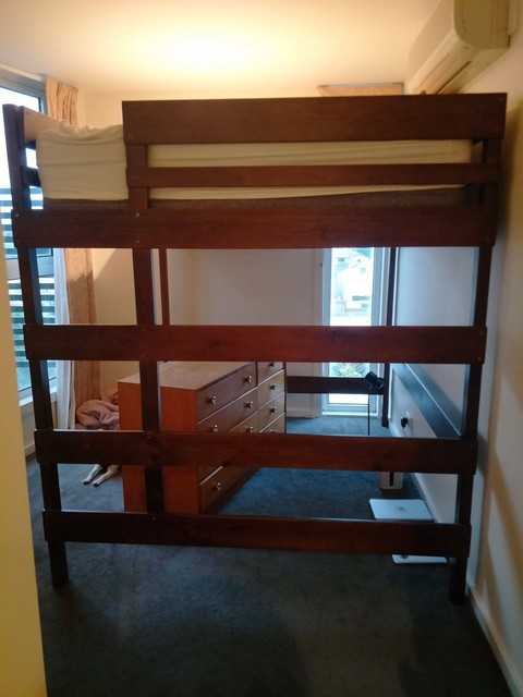 queen loft bed frame